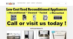 Desktop Screenshot of homeappliancebargains.com