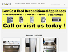 Tablet Screenshot of homeappliancebargains.com